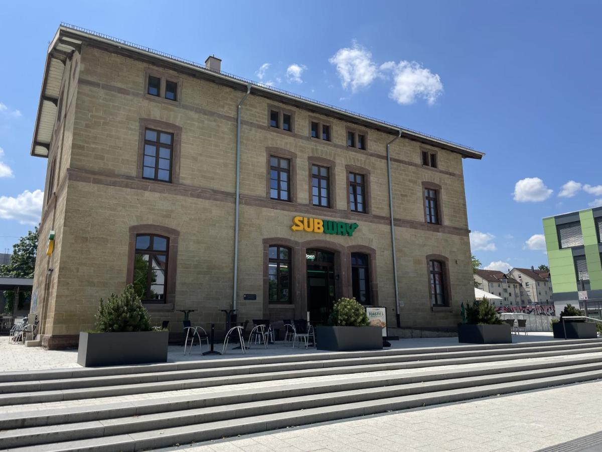 Hotel-Am-Bahnhof Stuttgart-Ditzingen Extérieur photo